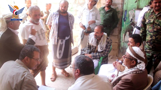 تفقد السجناء المعسرين في الإصلاحية المركزية بمديرية دمت في الضالع