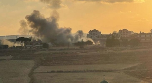 العدو الصهيوني يشن غارات على عدة بلدات جنوب لبنان 