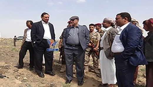 وزيرا المياه والزراعة وأمين العاصمة ومحافظ صنعاء يتفقدون محطة المعالجة والسدود في أرحب