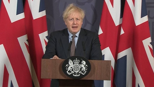 جونسون: استعدنا السيطرة بعد تأمين الاتفاق التجاري مع الإتحاد الأوروبي