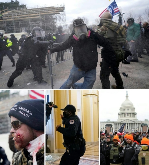 رؤساء للولايات المتحدة و أحداث اقتحام الكونغرس