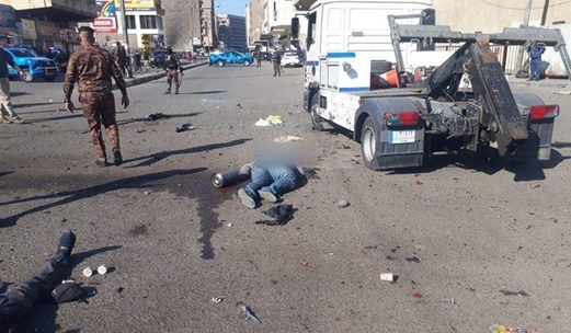الداخلية العراقية : التفجير في السوق الشعبية وسط بغداد يحمل بصمات تنظيم (داعش)