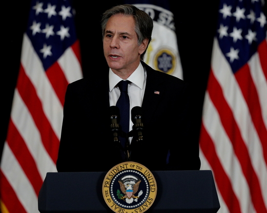 بلينكن : قضايا وقف حرب اليمن وحقوق الإنسان تمثل أولوية لإدارة بايدن