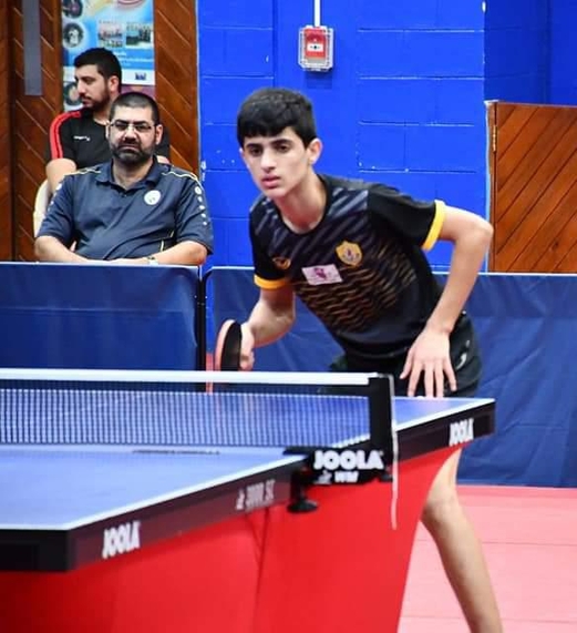 لاعب المنتخب الوطني جبران يحتل المركز 12 في التصنيف الدولي لكرة الطاولة