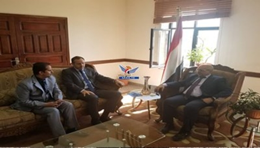 وزير التخطيط يلتقي ممثل المكتب الأممي للشؤون الإنسانية والقائم بأعمال منظمة الهجرة الدولية