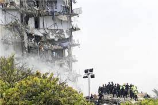 ارتفاع عدد ضحايا انهيار مبنى في ولاية فلوريدا الاميركية إلى 36