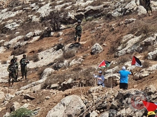 إصابة فلسطينيين مواجهات مع قوات الاحتلال الإسرائيلي شرق نابلس