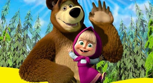 مسلسل “ماشا والدب” يحصد 100 مليار مشاهدة على “يوتيوب”