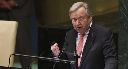 غوتيريش: السلام هو الطريق الوحيد لمستقبل مستدام