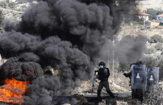 إصابة العشرات جراء اقتحام الإحتلال لشمال طوباس ومواجهات قرب الحرم الإبراهيمي