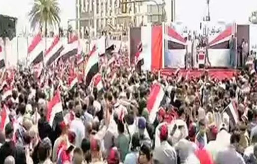 اصابة 125 شخصاً خلال المظاهرات في بغداد إعتراضاً على نتائج الانتخابات