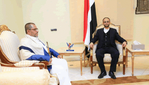 الرئيس المشاط يلتقي وكيل أول محافظة صنعاء