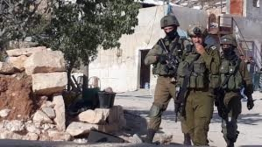 اصابة فلسطينية خلال اقتحام الاحتلال لقرية التوانة جنوب الخليل