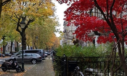 مجهولون يضرمون النار في مبنى سفارة بيلاروس في بروكسل