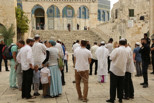 عشرات المستوطنين يقتحمون الأقصى والاحتلال الإسرائيلي يبعد أربعة مقدسيين عنه