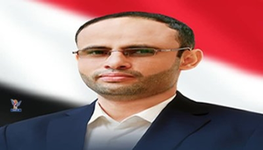 الرئيس المشاط يهنئ الرئيس اللبناني بعيد الاستقلال