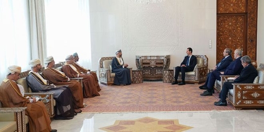 الرئيس السوري يستقبل  وزير خارجية سلطنة عُمان