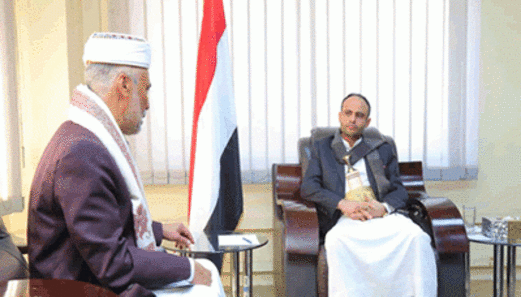 الرئيس المشاط يلتقي رئيس مجلس القضاء الأعلى