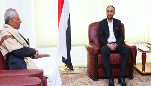 الرئيس المشاط يلتقي نائب رئيس الوزراء لشؤون الخدمات