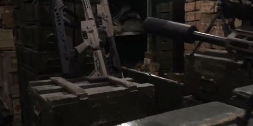 الجيش الروسي يعثر على مخزن أسلحة كبير في أوكرانيا