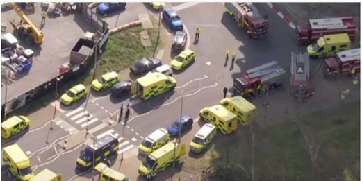 إجلاء مئتي شخص وإصابة أخرين نتيجة تسرب للكلور في حديقة بلندن