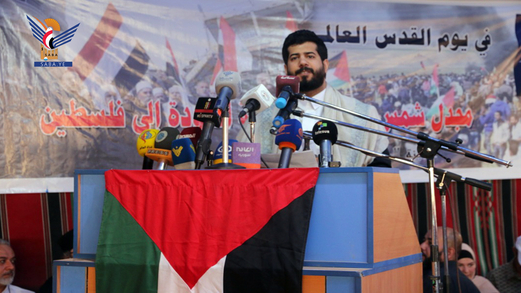 الوزير المفوض بسفارة اليمن بدمشق يؤكد تمسك اليمن بحقوق الشعب الفلسطيني