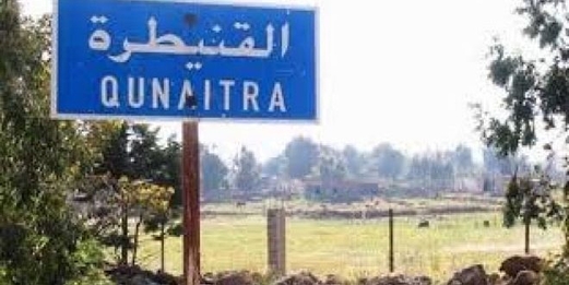 جيش الاحتلال الصهيوني يجدد اعتداءاته على أراضي سورية ويقصف القنيطرة