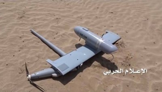 إسقاط طائرة بدون طيار تابعة للعدوان وعمليات هجوم على مواقع العدو والمرتزقة
