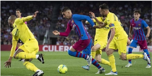 فياريال يتغلب على برشلونة في الدوري الإسباني