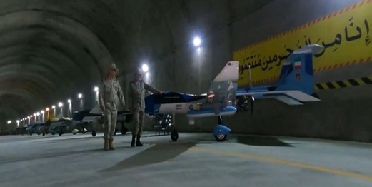 القاعدة 313 الاستراتيجية السرية للطائرات المسيرة للجيش الايراني
