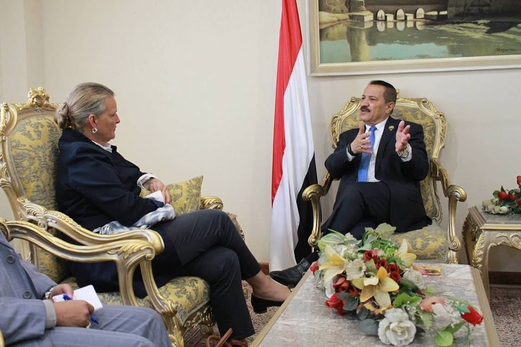 وزير الخارجية يلتقي المنسق المقيم للأمم المتحدة