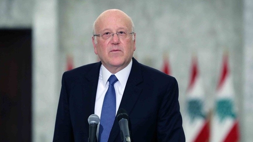 ميقاتي يسلم للرئيس اللبناني مسودة تشكيلة حكومته الجديدة