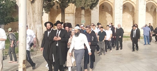 مستوطنون يقتحمون المسجد الأقصى