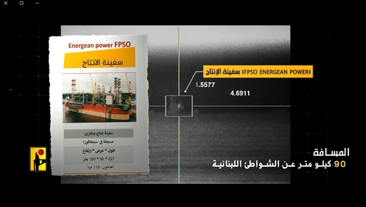 المقاومة اللبنانية تنشر مشاهد وإحداثيات منصة “كاريش” (فيديو)