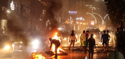 اندلاع مواجهات عنيفة مع قوات العدو الصهيوني في برقة شرق رام الله