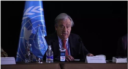 غوتيريش : المفاوضات المباشرة بين بوتين وزيلينسكي بعيدة