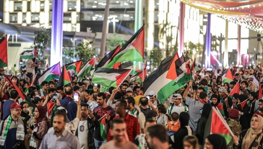 يوم التضامن العالمي مع فلسطين يتجسّد في مونديال قطر
