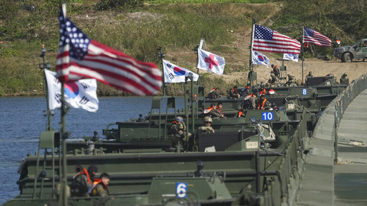 كوريا الشمالية ترد على قذائف صاروخية من جارتها الجنوبية