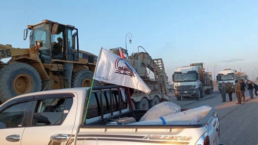 الحشد الشعبي: أمريكا تعرقل مساعداتنا الإغاثية المتجهة لسوريا