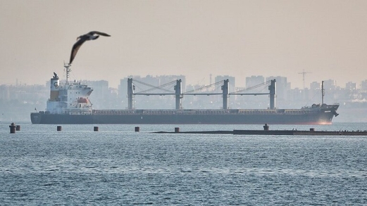 تحطم سفينة شحن قرب سواحل مدينة نوفوروسيسك  الروسية