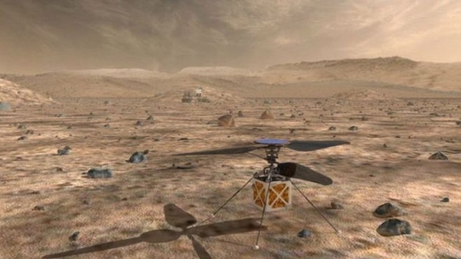 “ناسا” تعتزم إرسال “هليكوبتر” إلى كوكب المريخ