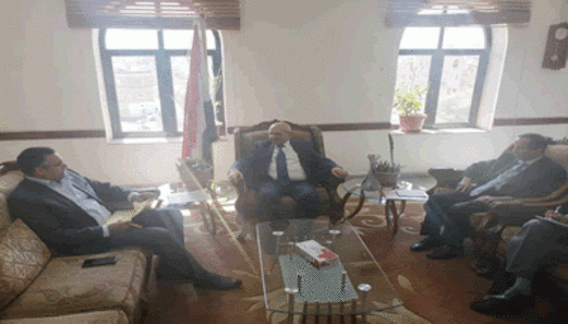 وزير التخطيط يلتقي الممثل المقيم لمنظمة الصحة العالمية