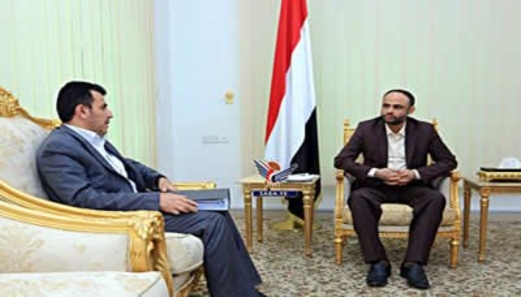 الرئيس المشاط يلتقي وزير الصحة العامة والسكان