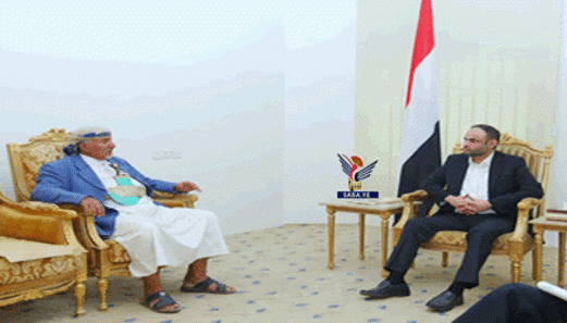 رئيس المجلس السياسي يلتقي عضو مجلس الشورى الشيخ درهم الزعكري