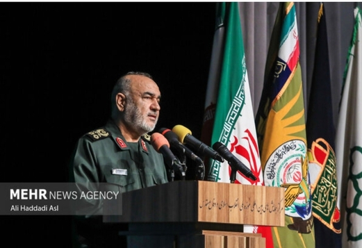 اللواء سلامي: من سعى لزعزعة الاستقرار في ايران أصيب اليوم بالفلتان الأمني