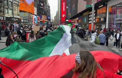 تظاهرات في عدة مدن أمريكية تنديدا بالاعتداءات الصهيونية على الأقصى