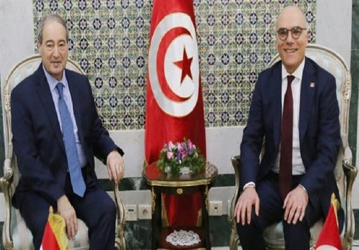 بيان سوري تونسي مشترك يؤكد على تعزيز التعاون بين البلدين الشقيقين