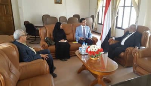 وزير الشئون الاجتماعية يلتقي مدير الحوالات النقدية الطارئة في اليونيسيف