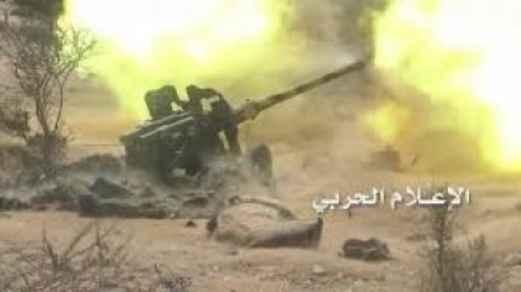 الجيش واللجان الشعبية يدكون بالمدفعية تجمعات المرتزقة في نجران