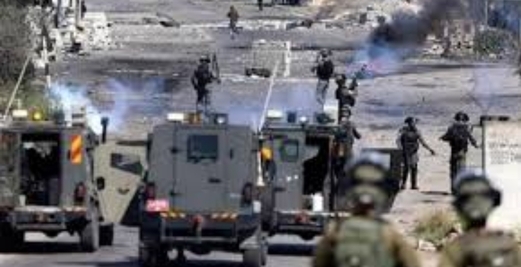 اصابة ثمانية فلسطينيين واعتقال ستة خلال اقتحام مدينة جنين